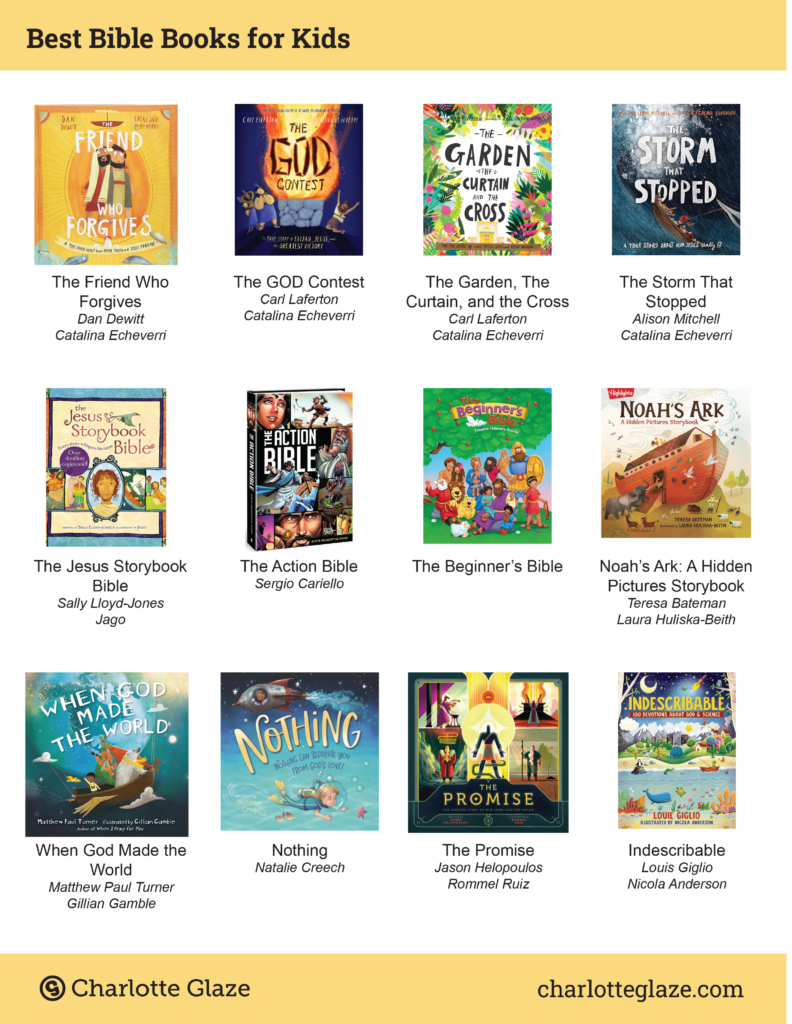 Best Bible Books for Kids Booklist