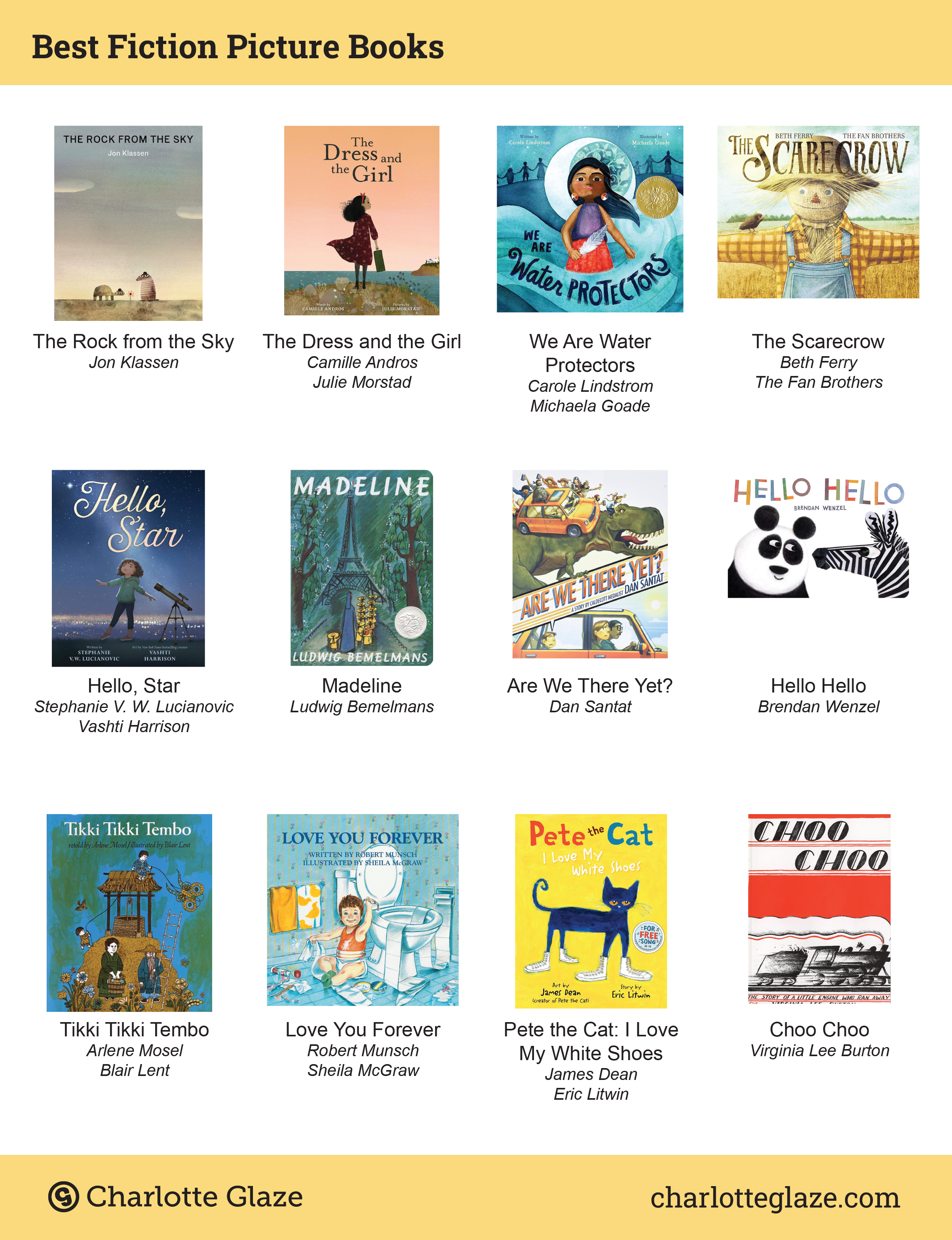 Best Fiction Picture Books Booklist