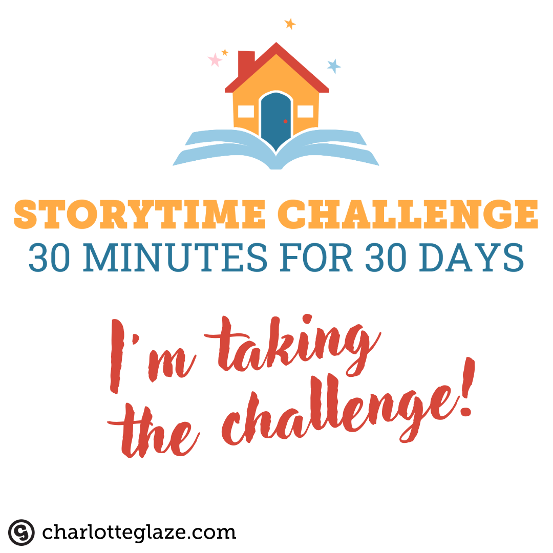 Social Media badge for the Storytime Challenge