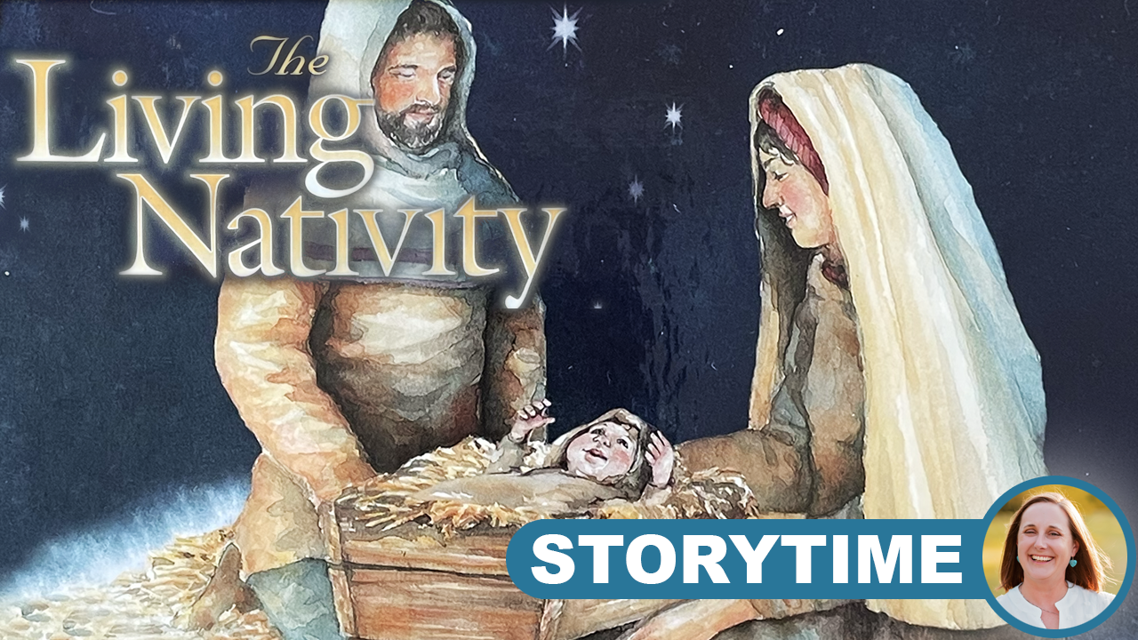 Storytime with Charlotte Glaze as she reads aloud the story "The Living Nativity" for Christmas.