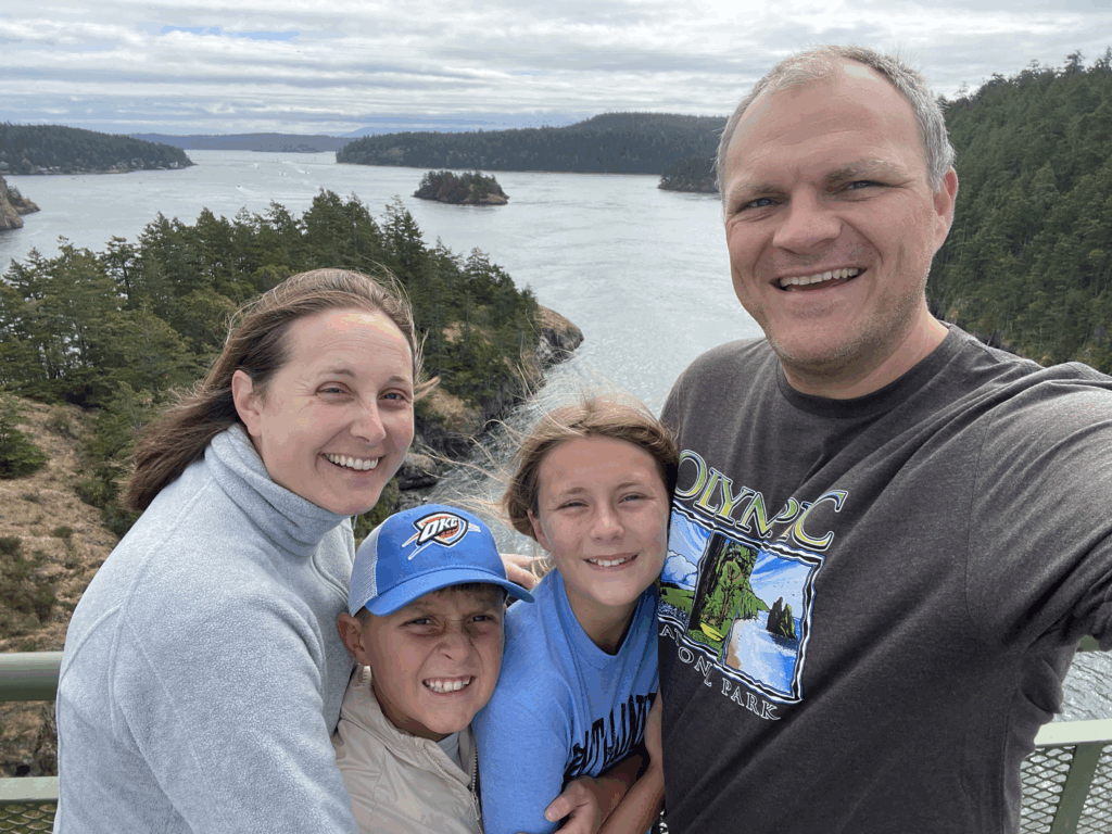 Family time at Olympic National Park